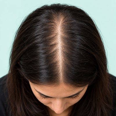 Widening Hair Partition