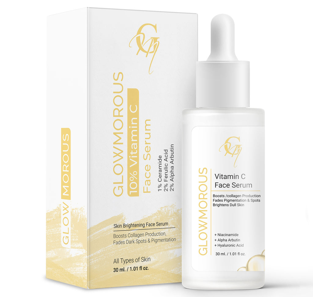 Glowmorous 10% Vitamin C Face Serum for Brightening skin & Reduce Dark Spots - 30 ML